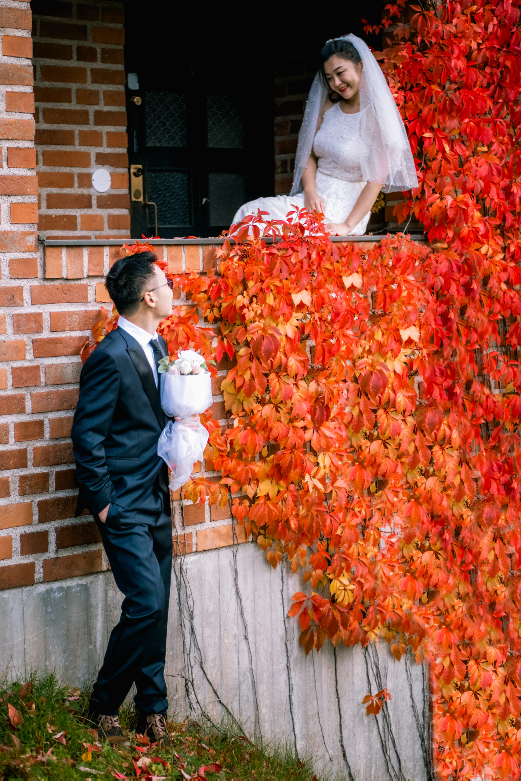 Couple portrait by autumn ivy